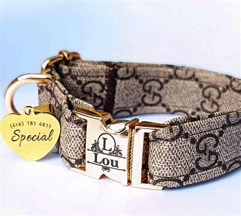 gucci pet bowl|gucci dog leash and collar.